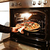 Decopatent Decopatent® Pizza Bak Set 4-Delig - 3x Pizzaplaten met 1 Pizzarek - Voor in Oven -  Pizza bakplaat rond 31 Cm - 3 Stuks Pizzaplaat + Oven Standaard