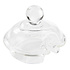 Decopatent Decopatent® Honingpot met Honing Lepel -  Honing pot van Glas - Inhoud: 270 ML  - Honingpot met Lepel - Afm. 7.2 x 7.2 x 13.7 Cm