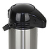 Decopatent Decopatent® RVS Thermoskan met Pomp - 1.9 Liter - Isoleerkan  - Thermoskan met Draaiknop - Koffiekan met Handvat - Pompkan - Airpot