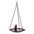 Decopatent Decopatent® Vogeldrinkschaal - Vogel Waterschaal - Gietijzeren - Vogelbad buiten - Hangende Vogelbadjes aan ketting.