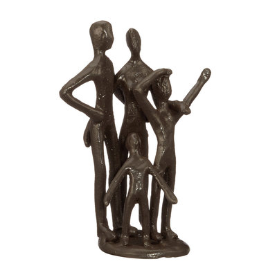 Decopatent Decopatent® Beeld Sculptuur Familie - Family - Sculptuur van Metaal - Design Sculpturen - Moments of Life - In Giftbox