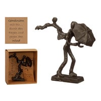 Decopatent Decopatent® Beeld Sculptuur Samen - Together - Sculptuur van Metaal - Design Sculpturen - Moments of Life - In Giftbox