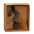 Decopatent Decopatent® Beeld Sculptuur Denken - Think - Vraagteken - Sculptuur van Metaal - Design Sculpturen - Moments of Life - In Giftbox