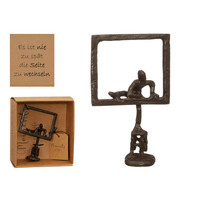 Decopatent Decopatent® Beeld Sculptuur Change Site - Sculptuur van Metaal - Design Sculpturen - Moments of Life - In Giftbox