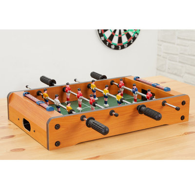 Decopatent Decopatent® Tafelvoetbal Spel - Voetbaltafel - Voetbal tafelspel - Kickertafel - Speeltafel kind - 50.5 x 30 x 7.5 Cm