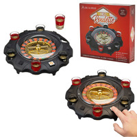 Decopatent Decopatent® Roulette Drankspel - Met 6 shotglaasjes - Drinkspel - Drank spel Voor Volwassenen - Drinking Game - Drank Roulette