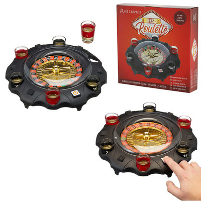 Cepewa Decopatent® Roulette Drankspel - Met 6 shotglaasjes - Drinkspel - Drank spel Voor Volwassenen - Drinking Game - Drank Roulette