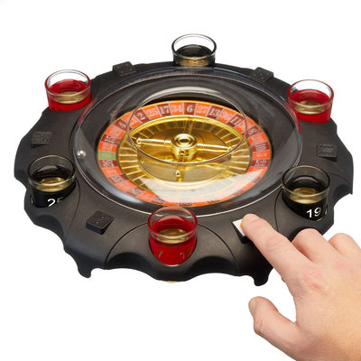 Cepewa Decopatent® Roulette Drankspel - Met 6 shotglaasjes - Drinkspel - Drank spel Voor Volwassenen - Drinking Game - Drank Roulette