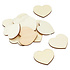 Decopatent Decopatent® 50 STUKS Houten Decoratie Harten - Hartjes Beschrijfbaar - Wensharten - Houten hartjes decoratie - Bruiloft decoratie - Huwelijk - Gastenboek