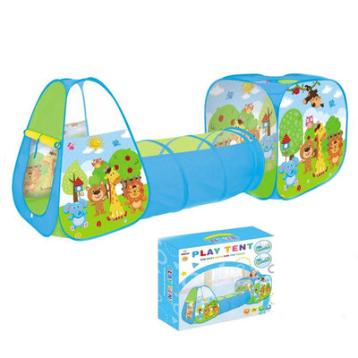 Decopatent Decopatent® Ballenbak met Speeltent en Speeltunnel - Ballenbak Speeltent - Baby - Peuter - Speeltent voor kinderen - Ballentent Popup