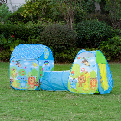 Decopatent Decopatent® Ballenbak MET Speeltent EN Speeltunnel - Ballenbak Speeltent - Baby - Peuter - Speeltent voor kinderen - Ballentent Popup