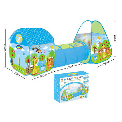 Decopatent Decopatent® Ballenbak MET Speeltent EN Speeltunnel - Ballenbak Speeltent - Baby - Peuter - Speeltent voor kinderen - Ballentent Popup