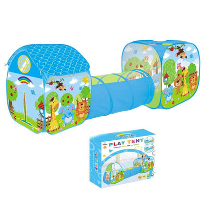 Decopatent Decopatent® Ballenbak MET Speeltent EN Speeltunnel - Ballenbak Speeltent - Baby - Peuter - Speeltent voor kinderen - Ballentent Popup