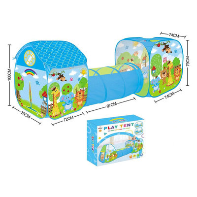 Decopatent Decopatent® Ballenbak MET Speeltent EN Speeltunnel - Ballenbak Speeltent - Baby - Peuter - Speeltent voor kinderen - Ballentent Popup