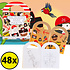 Decopatent Decopatent® Uitdeelcadeaus 48 STUKS Piraten / Piraat Kleurboekjes met Stickers - Traktatie Uitdeelcadeautjes voor kinderen - Klein Speelgoed
