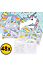 Decopatent Decopatent® Uitdeelcadeaus 48 STUKS Unicorn / Eenhoorn Kleurboekjes met Stickers - Traktatie Uitdeelcadeautjes voor kinderen - Klein Speelgoed