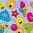 Decopatent Decopatent® Uitdeelcadeaus 48 STUKS Vrolijke Smiley Kleurboekjes met Stickers - Traktatie Uitdeelcadeautjes voor kinderen - Klein Speelgoed