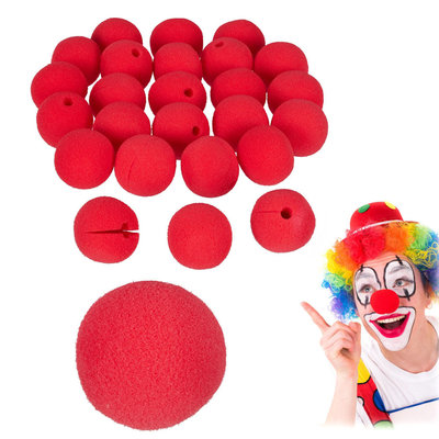 Huismerk Uitdeelcadeautjes - Rode Foam Clowns Neusjes (100 stuks)