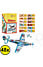 Decopatent Decopatent® 48 Stuks Foam Vliegtuigen - Uitdeelcadeautjes - Fighter Gliders vliegtuig - Zweefvliegtuigen - Model: Foam Vliegtuig in Display