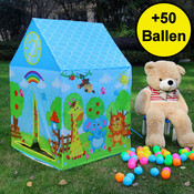 Decopatent Decopatent® Ballenbak Speeltent - Incl 50 Stuks Ballenbak Ballen - Baby - Peuter - Speeltent voor kinderen - Ballentent Popup