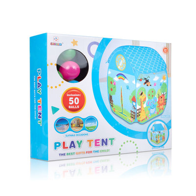 Decopatent Decopatent® Ballenbak Speeltent - Incl 50 Stuks Ballenbak Ballen - Baby - Peuter - Speeltent voor kinderen - Ballentent Popup