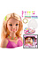 Merkloos Make-up Pop Kaphoofd - Speelgoed Kappop - Opmaakpop met makeup en haar accessoires voor Kinderen - Stylinghoofd - Blond Haar - Schminkpop met Makeup - Kaphoofd voor Meisjes