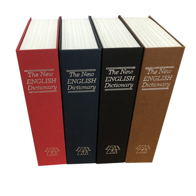 Decopatent Decopatent® Boekkluis L - Geheime Kluis - Booksafe - Boekenkluis - Kluis Met Sleutelslot - Geldkist - Verborgen Kluis - Veilig Geld Opbergen - Spaarpot Kluis - ZWART