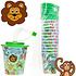 Decopatent Decopatent® 12 STUKS WILDE DIEREN 3D Drink Beker met Rietje en Deksel - 250ML - Jungle Plastic Bekers - Kinderfeestje - Kinderverjaardag Bekertjes - Traktatie - Uitdeelcadeaus