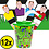 Decopatent Decopatent® 12 STUKS VOETBAL 3D Drink Beker met Rietje en Deksel - 250ML - Voetballers Plastic Bekers - Kinderfeestje - Kinderverjaardag Bekertjes - Traktatie - Uitdeelcadeaus