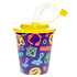 Decopatent Decopatent® 12 STUKS GAMER 3D Drink Beker met Rietje en Deksel - 250ML - Gamers Plastic Bekers - Kinderfeestje - Kinderverjaardag Bekertjes - Traktatie - Uitdeelcadeaus