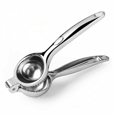 Decopatent Decopatent® Citroen / Limoenknijper - Citroenpers handmatig - Citruspers - Citrus pers - Fruitpers - Handmatige Lemon clamp - Limoenpers - Handpers - RVS