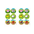 Henbrandt Decopatent® 12 STUKS Traktatie Uitdeel papieren zakjes - Inclusief Stickers - BOERDERIJ DIEREN - Farm - Tasjes - Traktatiezakjes voor uitdeelcadeautjes - Kinderfeestje - 13x8x25 Cm