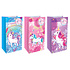 Henbrandt Decopatent® 12 STUKS Traktatie Uitdeel papieren zakjes - Inclusief Stickers - UNICORN - Eenhoorn - Tasjes - Traktatiezakjes voor uitdeelcadeautjes - Kinderfeestje - 13x8x25 Cm