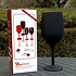 Decopatent Decopatent® 4-Delige Luxe Wijnset in Wijnglas vorm - Wijn fles accessoires Set - Wine tools - Wijn Kurken trekker - In Luxe Wijnglas opbergbox - Cadeau set