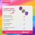 Allerion Allerion Fidget Toy Pop-It - Set van 3 stuks - Tie Dye Bedrukking Print - Pop It - Fidget Toys verschillende kleuren - Concentratie speelgoed
