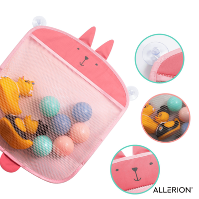 Allerion Allerion Bad Organizer - Badspeelgoed Baby - 3 verschillende modellen – Opbergtas – Inclusief speelgoed