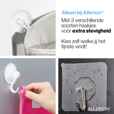 Allerion Allerion Bad Organizer - Badspeelgoed Baby - 3 verschillende modellen – Opbergtas – Inclusief speelgoed