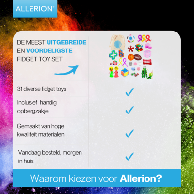 Allerion Allerion® Fidget Toys Pakket - 31 delig