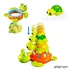 Allerion Allerion Schildpadden Badspeelgoed Set - Vanaf 1 jaar - Met 4 Rubberen Schildpadden