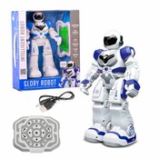 Allerion Allerion Intelligente Robot - RC Robot Speelgoed - Reageert op Handgebaren - Voor Jongens en Meisjes - Blauw of Rood