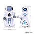 Allerion Allerion Robot Eva - Robot Speelgoed - Met Licht en Geluid - Voor Jongens en Meisjes