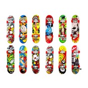 Allerion Allerion Fingerboard Set - Mini Vinger Skateboard - 12 Verschillende Skateboards - Accessoires Pakket
