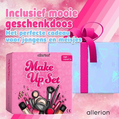 Allerion Allerion Make Up Koffer Meisjes - Voor Kinderen - Uitgebreide Set in Beautycase - Brievenbus Pakketje