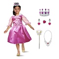 Allerion Allerion Prinsessenjurk Meisje Roze - Verkleedkleren voor Kinderen - Roze Prinsessen Jurk - Inclusief Accessoires - Maat 100 - 140cm / 3 tot 8 jaar