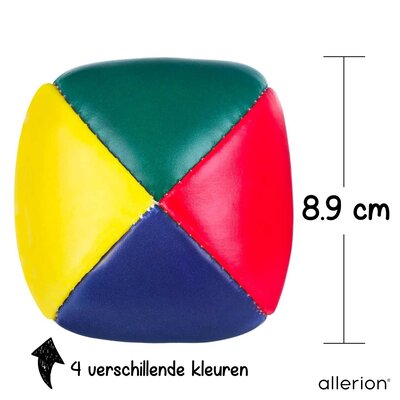 Allerion Allerion Jongleerballen Set - Circus Speelgoed - 9 stuks - 8,9cm - Beanbags
