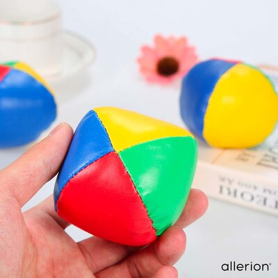 Allerion Allerion Jongleerballen Set - Circus Speelgoed - 9 stuks - 8,9cm - Beanbags