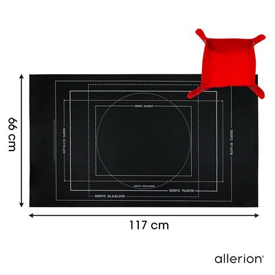 Allerion Allerion Puzzelmat - 66cm x 115cm - Oprolbaar - Inclusief opbergkoker en accessoires