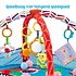 Allerion Allerion Baby Gym Ballenbak - Baby Speelmat - Opvouwbaar - Met 5 Hangers en 18 Ballen - Blauw – 80cm x 80cm