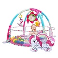 Allerion Allerion Luxe Baby Gym Ballenbak Unicorn - Baby 4-in-1 Speelmat - Roze Eenhoorn Thema - 80cm x 80cm