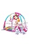 Allerion Allerion Luxe Baby Gym Ballenbak Unicorn - Baby 4-in-1 Speelmat - Roze Eenhoorn Thema - 80cm x 80cm